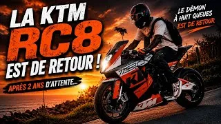 Miniature : 🏍️ Le retour de la KTM RC8… Après 2 ans, elle est enfin de retour ! 🔥
