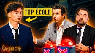 Miniature : Un étudiant affronte 5 traders IMPITOYABLES | The Candidate