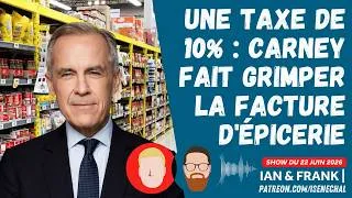 Miniature : Une taxe de 10% sur les conserves : CARNEY fait grimper la facture d'ÉPICERIE !