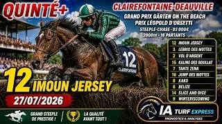 Miniature : Quinté+ demain 27 juillet à Clairefontaine Deauville. Gagnant surprise. #quinte #pmu #turf
