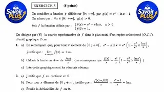 Miniature : CORRECTION DE L'EXERCICE 5 DU BAC SESSION 2026 CÔTE D'IVOIRE - ÉTUDE DE FONCTION COMPLET