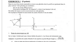 Miniature : Sujet susceptible de sortir au BAC 2026 - Accélération - Chute libre - Vitesse - force de frottement