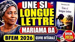 Miniature : BFEM Français Une Si Longue Lettre Explication Complète