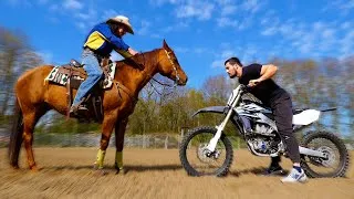 Miniature : DÉFIS EXTÊME ! MOTO VS COWBOY - IbraTV