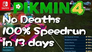 Miniature : Pikmin 4 - Area 100% Speedrun - 13 days / No deaths