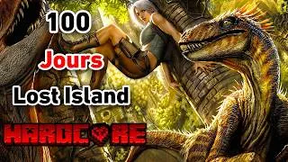 Miniature : J'ai survécu 100 Jours en Hardcore sur Lost island (ARK moddé )