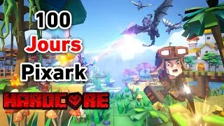 Miniature : J'ai survécu 100 Jours en Hardcore sur Pixark