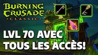 Miniature : WoW TBC Classic : Le Guide ULTIME de LEVELING en DONJONS