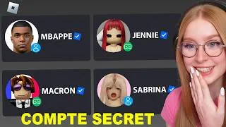 Miniature : Les Comptes SECRETS des célébrités sur Roblox ?!