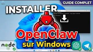 Miniature : Comment Installer OpenClaw sur Windows (Guide Complet)