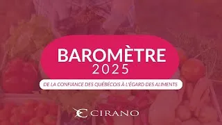 Miniature : 4e édition du Baromètre de la confiance des consommateurs québécois à l’égard des aliments
