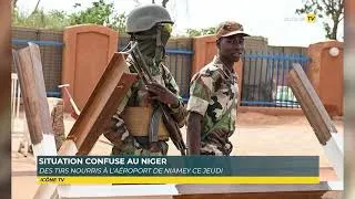 Miniature : Situation confuse au Niger: des tirs nourris à l'aéroport de Niamey ce Jeudi 