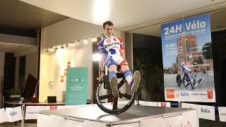 Miniature : Clément Leroy : 24 heures vélo en équilibre !