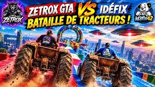Miniature : 🚜🔥 ZETROX GTA VS IDÉFIX : BATAILLE DE TRACTEURS ! – GTA 5