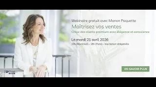 Miniature : Webinaire " Maîtrisez vos ventes " avec Manon Paquette