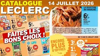Miniature : Catalogue Leclerc du 14 au 25 juillet 2026 : Les PROMOS commentées sans concession 🛒💡