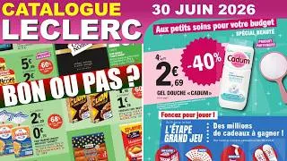 Miniature : Catalogue Leclerc du 30 juin au 11 juillet 2026 : Les PROMOS commentées sans concession 🛒💡