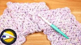 Miniature : Crochet | Écharpe printanière légère réalisée avec deux pelotes de laine