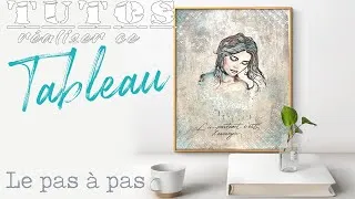 Miniature : Créer une toile acrylique pas à pas Réalisation Tableau 122