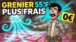 Miniature : Cette astuce à 0 € refroidit votre grenier de 55°F. Pourquoi les couvreurs se taisent-ils ?