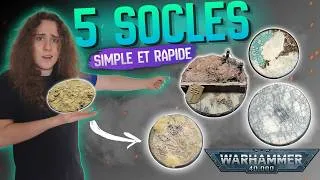 Miniature : 5 Socles ULTRA Simples et Rapides ! (Pour Toutes Vos Figurines)