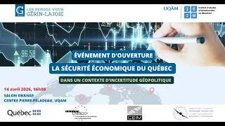 Miniature : RVGL 2026 – La sécurité économique du Québec dans un contexte d’incertitude géopolitique