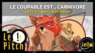 Miniature : Le Coupable est... Carnivore 🦓​ - IELLO Pro [Le Pitch]