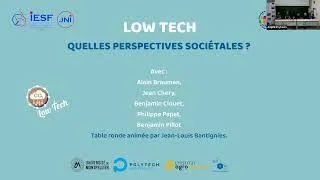 Miniature : JNI 23: « Low Tech, quelle perspective sociétale ? »Avec:  A. Brauman, J.Chery, B. Clouet, B. Pillot