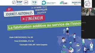 Miniature : JNI IESF-OM 2022  Vidéo : « La fabrication additive au service de l’innovation »