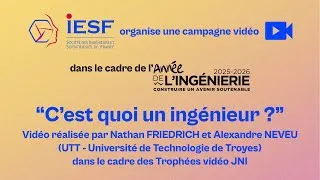 Miniature : IESF - "C'est quoi un ingénieur ?" - L'ingénieur, architecte de l'avenir