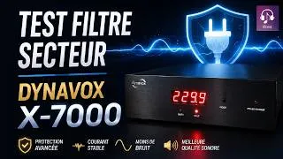 Miniature : Test Filtre Secteur DYNAVOX X-7000