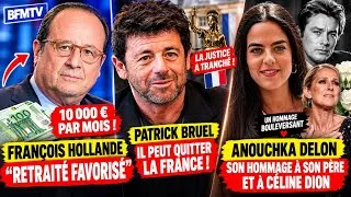 Miniature : François Hollande cash sur sa retraite, Patrick Bruel autorisé à quitter la France, les news people
