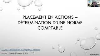 Miniature : Norme applicable   Placement en actions