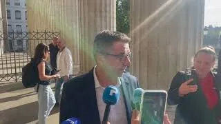 Miniature : Gaël Perdriau à son arrivée à la Cour d'appel de Lyon 8 juin 2026.