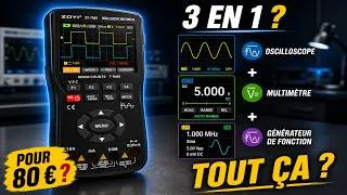 Miniature : Un mini labo dans la poche ? Test complet du ZT-706S (multimètre, oscilloscope et générateur)
