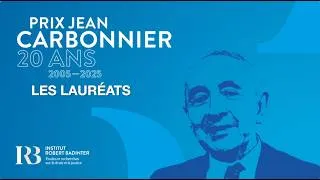 Miniature : 20 ans du Prix Jean Carbonnier : interview des lauréats