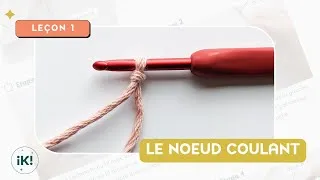 Miniature : Tuto noeud coulant - Cours de crochet débutant - ikilineart