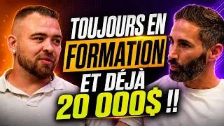 Miniature : 3 ENFANTS, UN TRAVAIL DE NUIT... ET DÉJÀ PLUS DE 20 000$ ENCAISSÉS ! 🤯🚀 L'histoire de Tristan