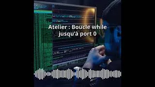 Miniature : Atelier : Boucle while jusqu’à port 0 | Expert CyberSecurité & DevSecOps : Développer, PenTester...