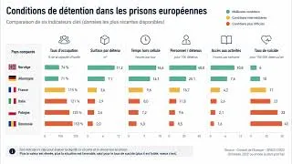 Miniature : Prisons européennes : surpopulation, disparités et respect des droits fondamentaux