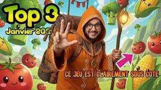 Miniature : Top 3 jeux de société (Janvier 2026) : Ma sélection