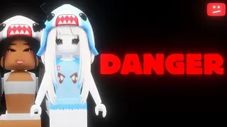 Miniature : Cette YouTubeuse Roblox est en DANGER !! (Sharkkiz)