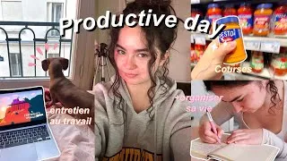 Miniature : Journée Productive 🎀 (travail, appartement, organisation…)
