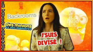 Miniature : BACKROOMS est FASCINANT ? 🤯 💛 Des MINIONS & DES MONSTRES est UNE PURGE ? 😡👎 - Critique