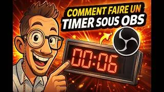 Miniature : AJOUTER UN TIMER DE DEBUT DE LIVE OBS STUDIO (SANS PLUGIN)