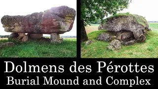 Miniature : Dolmens des Perottes, two Neolithic Megalithic Burial Chambers and Mound, Charente, Southwest France