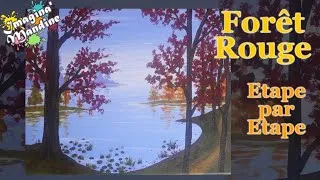 Miniature : Forêt Rouge d'Automne - Cours Peinture Facile