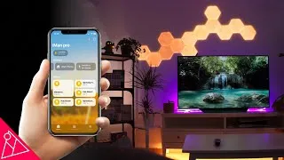 Miniature : Les Nanoleaf Elements et mon écosystème Apple Homekit (Test et Déballage)