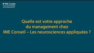 Miniature : Découvrez IME Conseil - Les neurosciences appliquées avec Jean-Louis Prata & Valérie Rocagel
