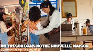 Miniature : Niya découvre une pièce secrète dans notre nouvelle maison😳, un trésor ? Comment je nettoie 400m² ??